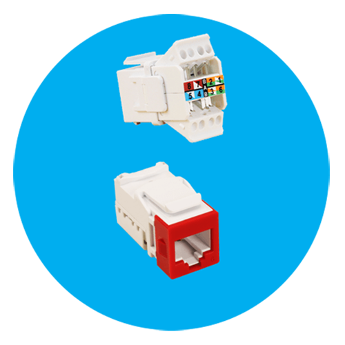 Copper & Fiber Connectivity Jack Assemblies